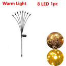 GobekUsa Warm White Solar LED Firework Lights