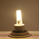 Warm yellow glass g4 cob led bulb – living room crystal light by Decorbites