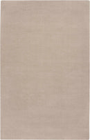 Brockton Solid Tan Wool Rug
