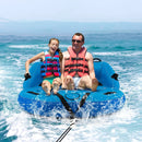 2 Person Water Sport Inflatable Towable Tubes for Boating by LJGDeals