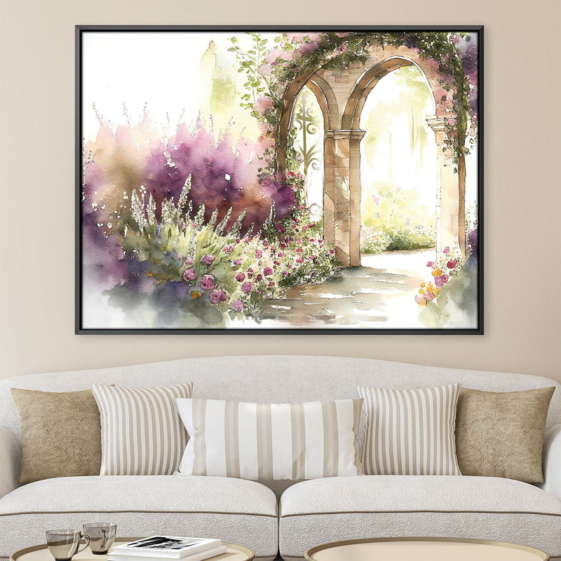 Watercolor Arch Canvas