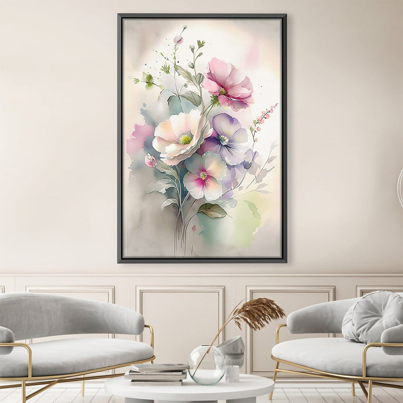 Watercolor Arrangement Canvas