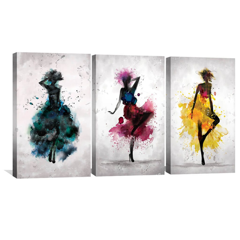 Watercolor Ballerina Canvas