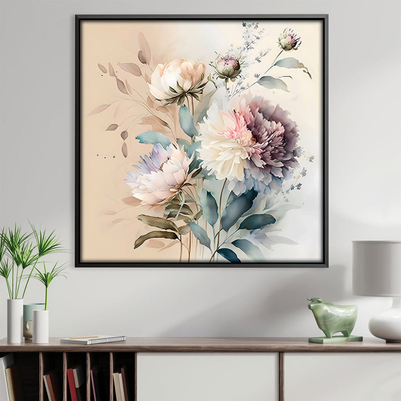 Watercolor Bouquet Canvas