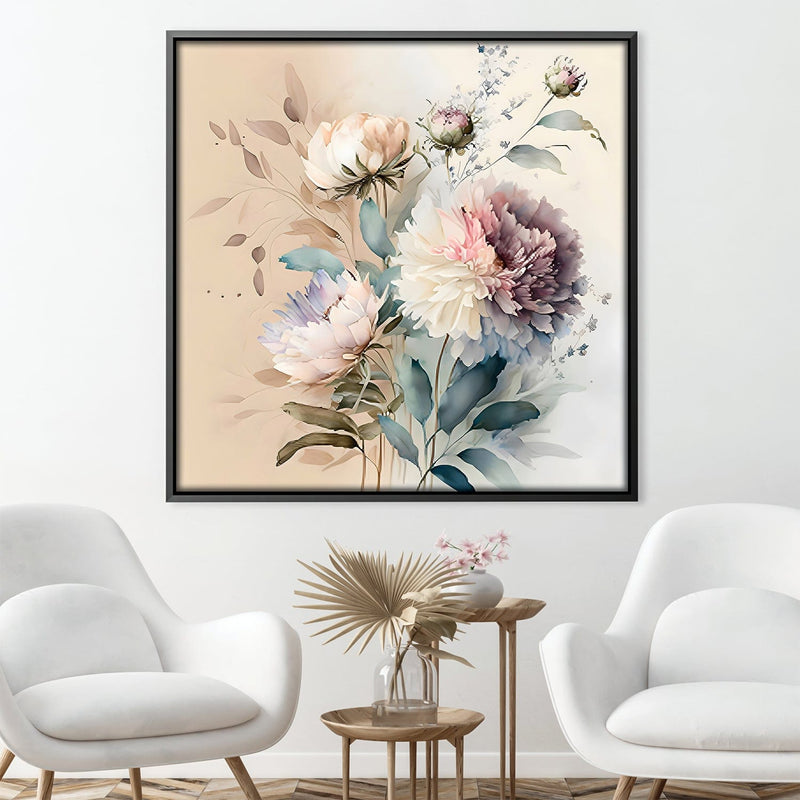 Watercolor Bouquet Canvas