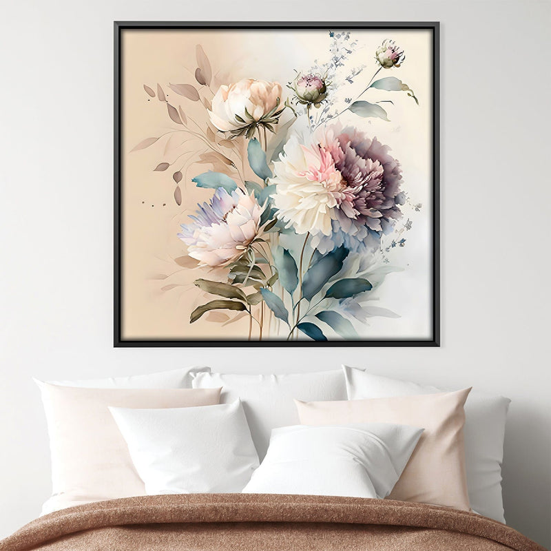 Watercolor Bouquet Canvas