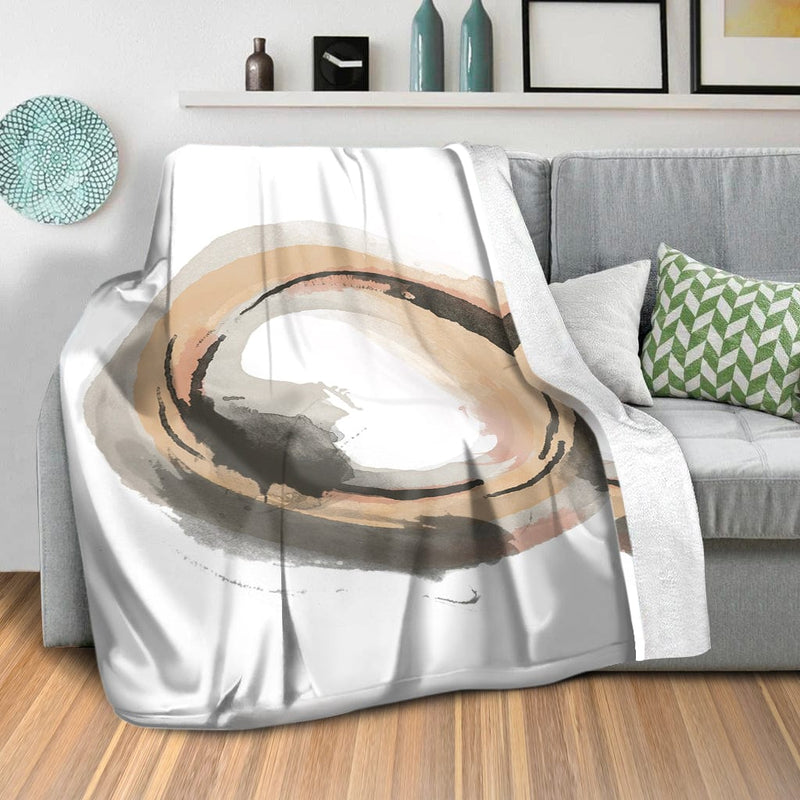 Watercolor Circle Blanket