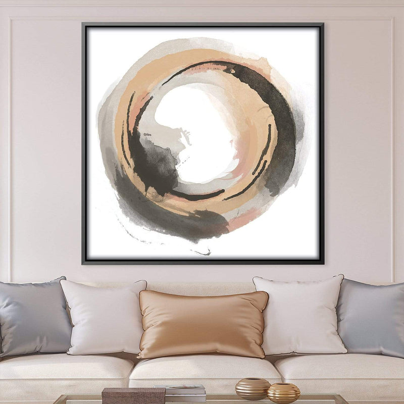 Watercolor Circle Canvas