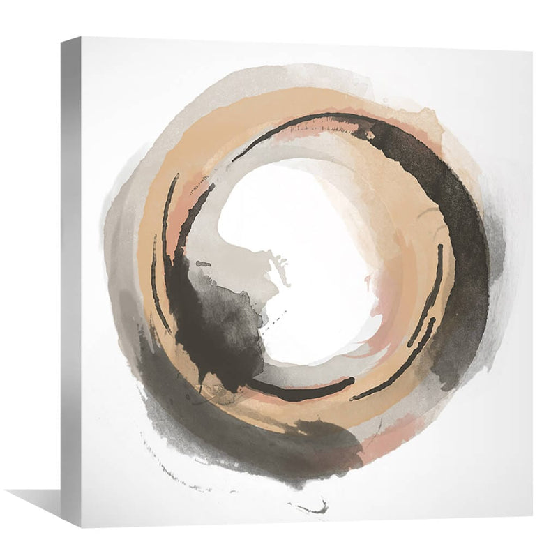 Watercolor Circle Canvas