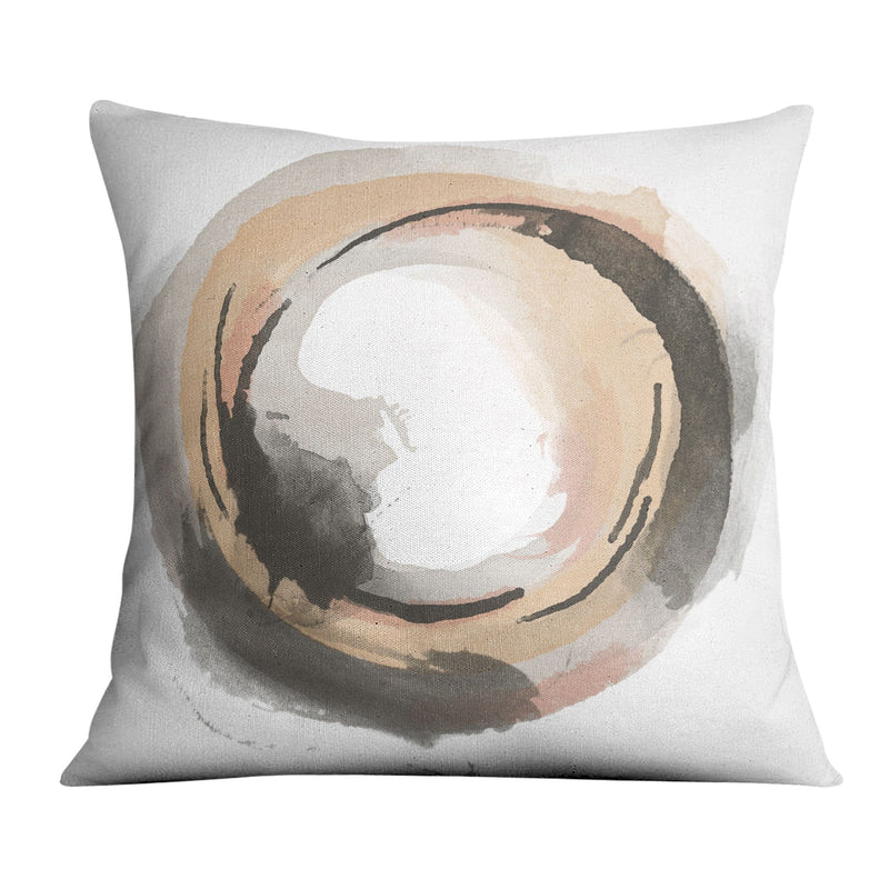 Watercolor Circle Cushion