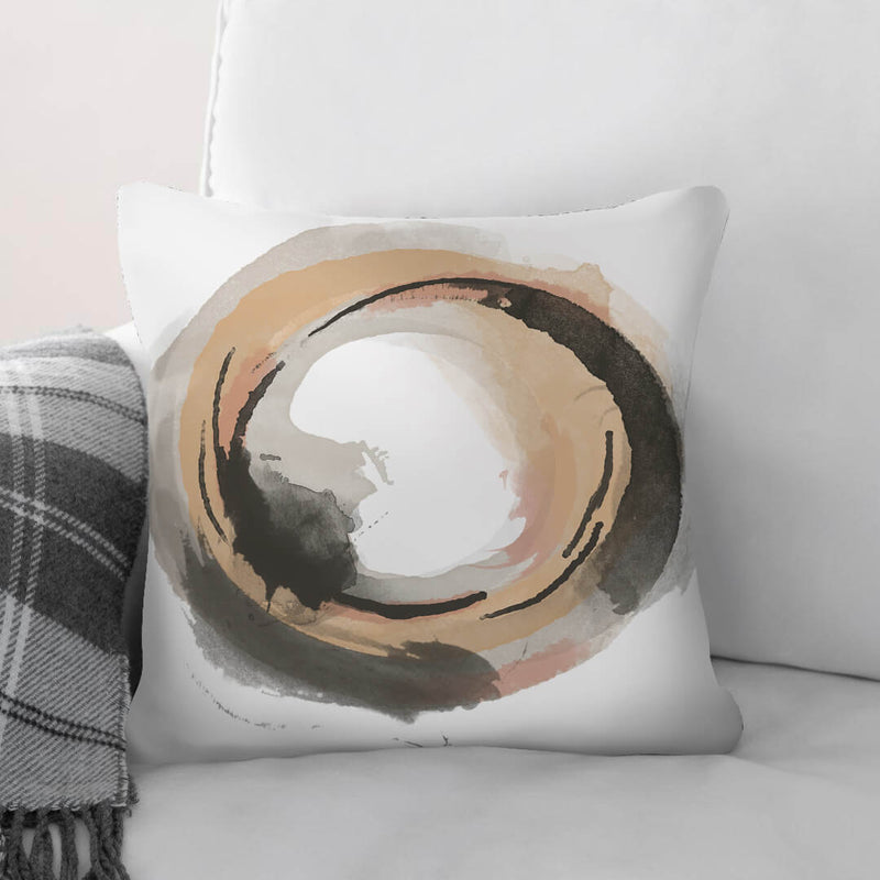 Watercolor Circle Cushion