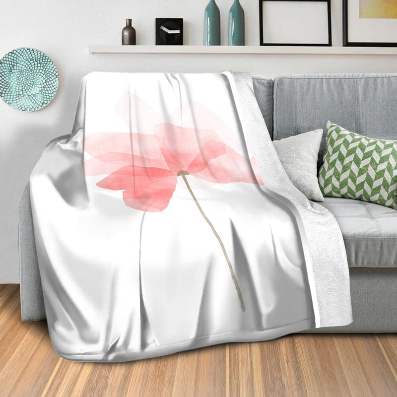 Watercolor Flowers B Blanket