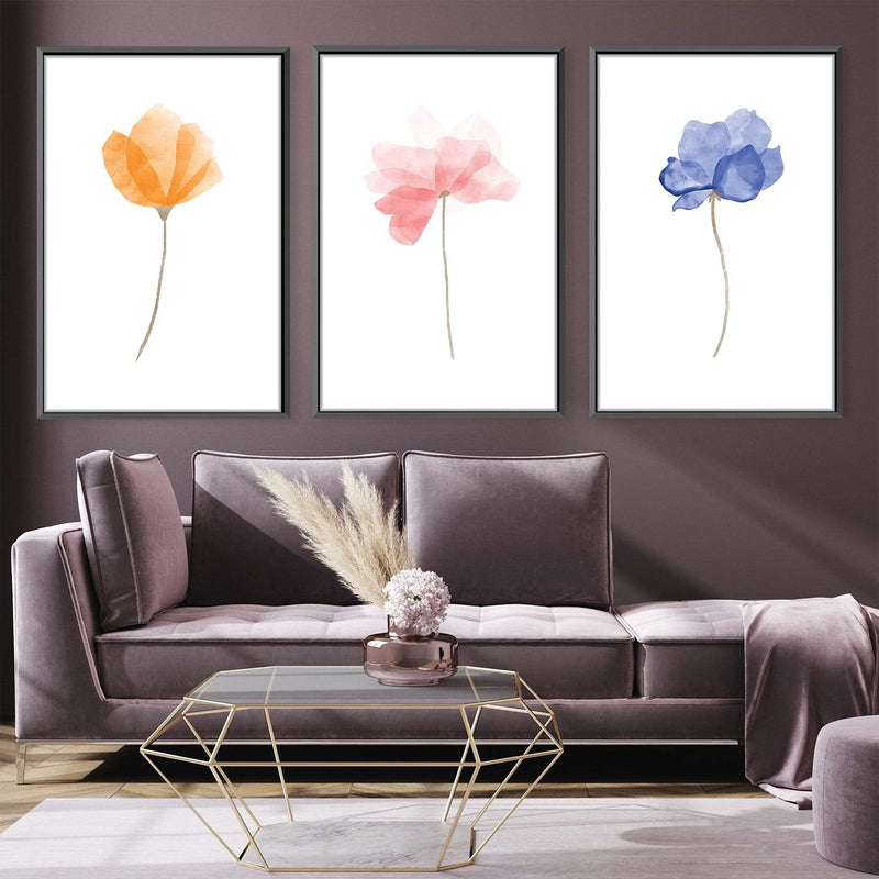 Watercolor Flowers Canvas