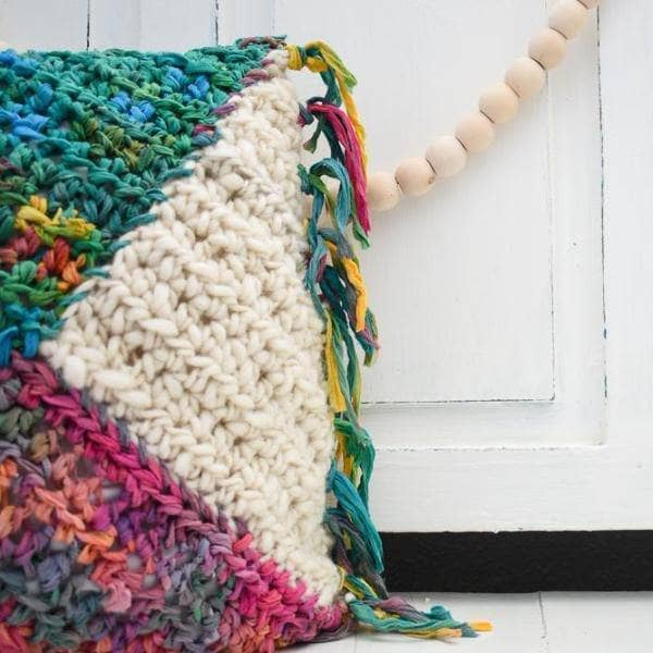 Watercolor Pillow Crochet Pattern