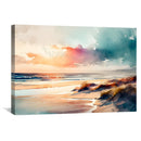 Watercolor Shores Canvas
