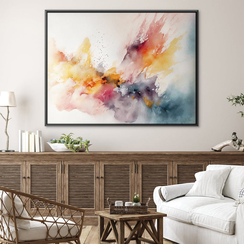 Watercolor Splash Canvas