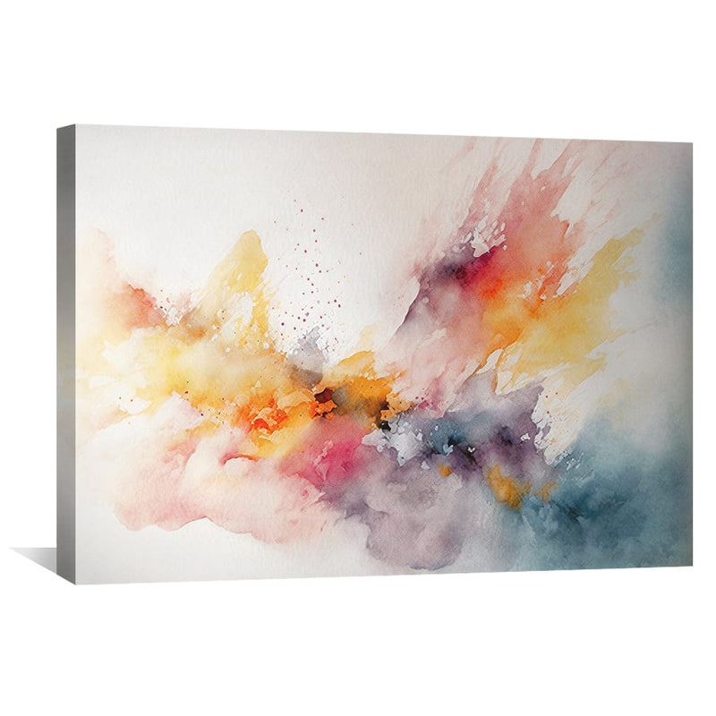 Watercolor Splash Canvas