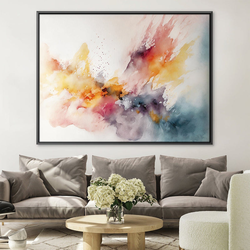 Watercolor Splash Canvas