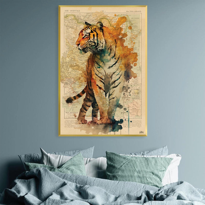 Watercolor Tiger Canvas