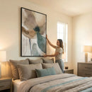 Watercolor Tones Canvas by ClockCanvas