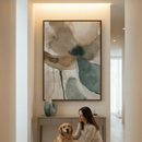Watercolor Tones Canvas by ClockCanvas