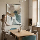 Watercolor Tones Canvas by ClockCanvas