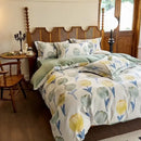 GobekUsa Cotton Bedding Set Queen King Size Sheet Pillowcase Blanket Cover