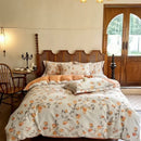 GobekUsa Cotton Bedding Set Queen King Size Sheet Pillowcase Blanket Cover