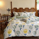 GobekUsa Cotton Bedding Set Queen King Size Sheet Pillowcase Blanket Cover
