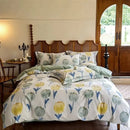 GobekUsa Cotton Bedding Set Queen King Size Sheet Pillowcase Blanket Cover