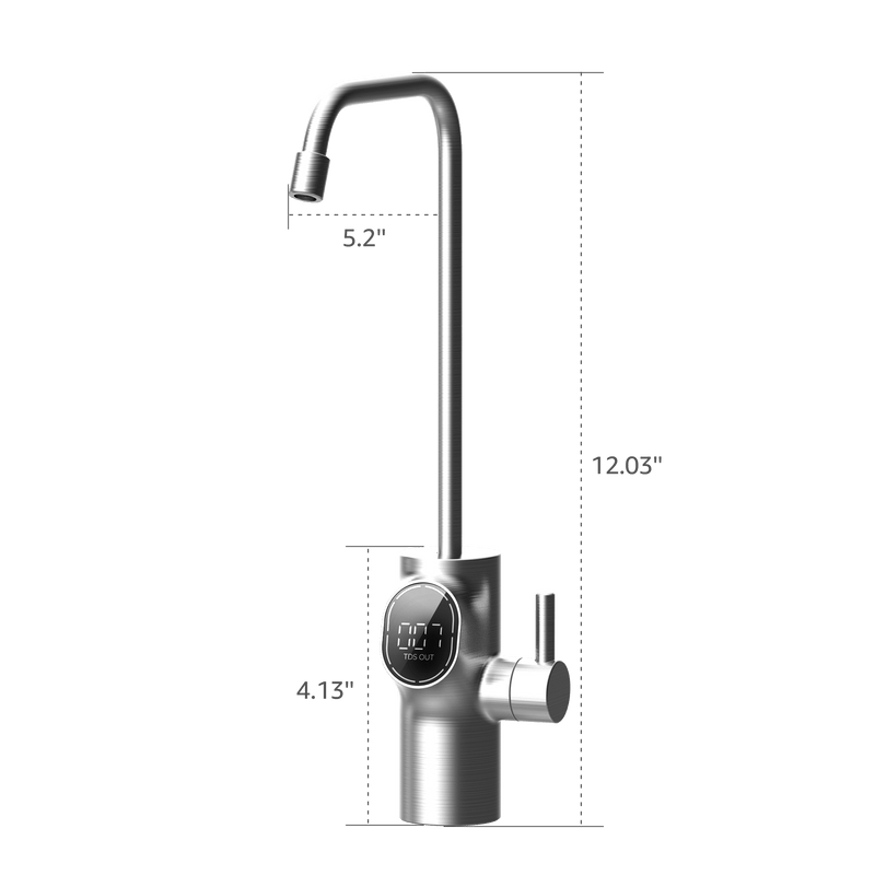 600GPD Under Sink Reverse Osmosis System - Waterdrop D6