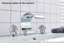 GobekUsa Waterfall Bathroom Basin Faucet - Hot/Cold Mixer