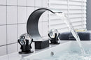 GobekUsa Waterfall Bathroom Basin Faucet - Hot/Cold Mixer