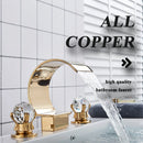 GobekUsa Waterfall Bathroom Basin Faucet - Hot/Cold Mixer