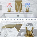 GobekUsa Waterfall Bathroom Basin Faucet - Hot/Cold Mixer