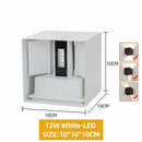 GobekUsa Waterproof Aluminum LED Wall Lamp - Outdoor & Indoor Lighting