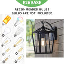GobekUsa "Waterproof Outdoor Wall Light with Glass Shades"