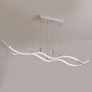 GobekUsa Wave Shaped Aluminum Pendant Lamp - Minimalistic Dining Room Island Lighting