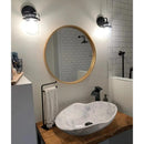 Carrara White Marble Wave Shaped Vessel Bathroom Sink
