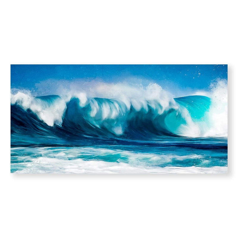 Waves Canvas - Single Panel