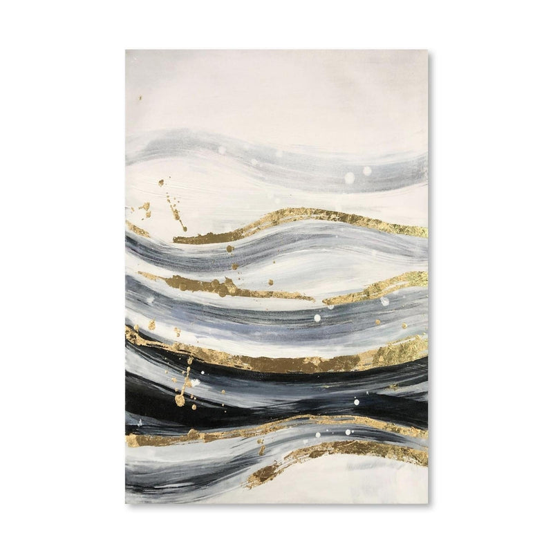 Waves of Gold Oil Painting