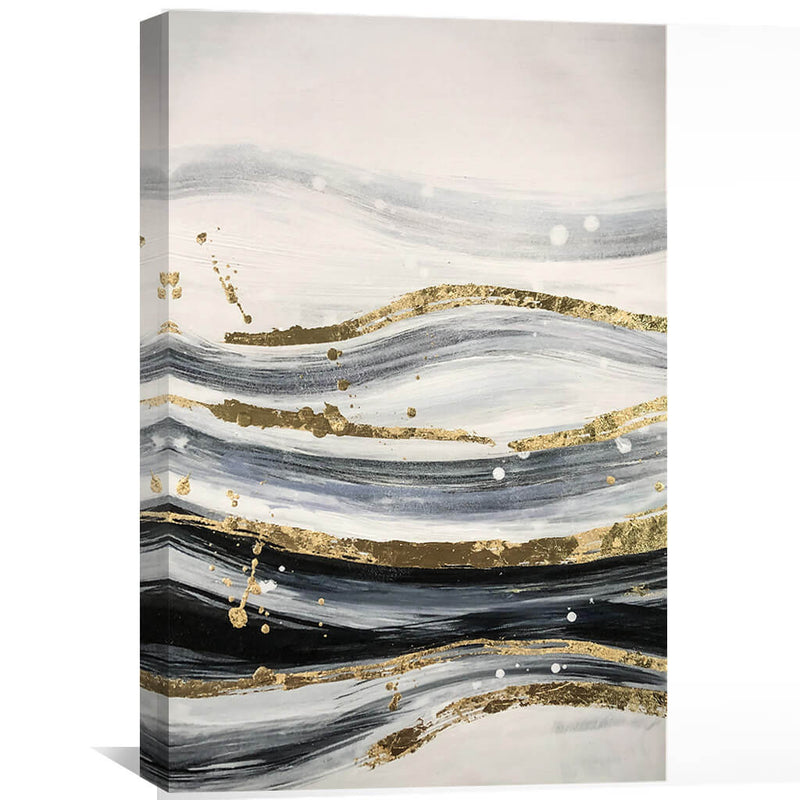 Waves of Gold Oil Painting