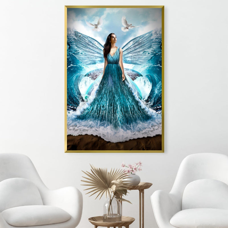 Waves of the Dress Canvas