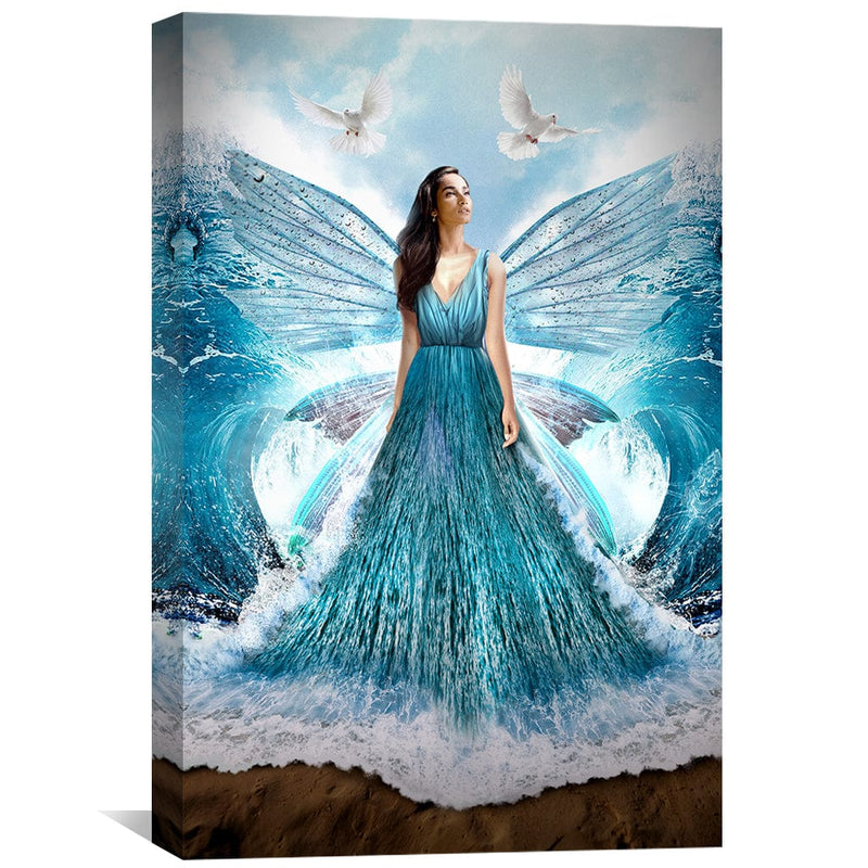 Waves of the Dress Canvas