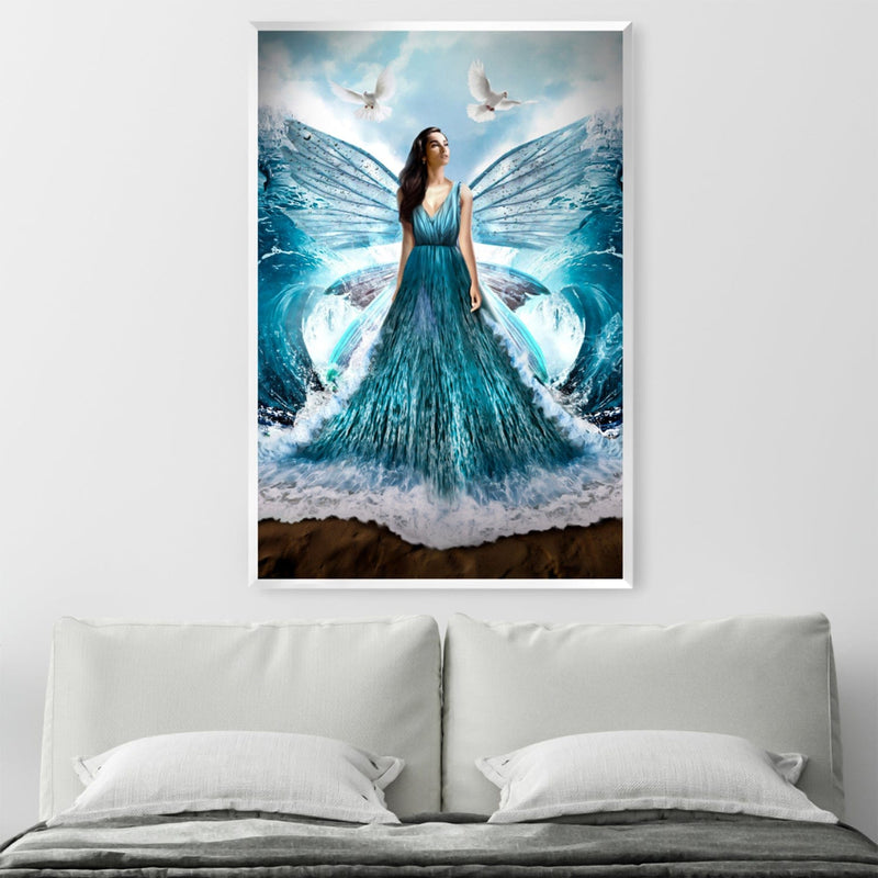 Waves of the Dress Canvas