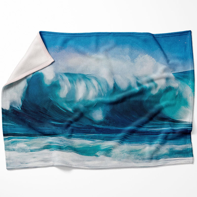 Waves - Single Panel Blanket