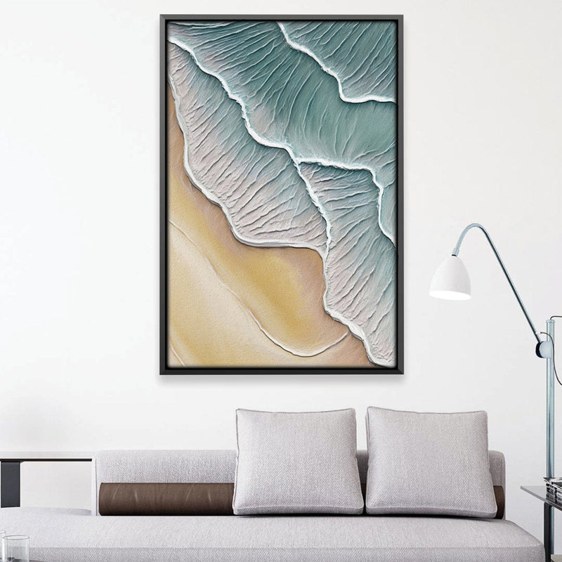 Wavy Shoreline Canvas