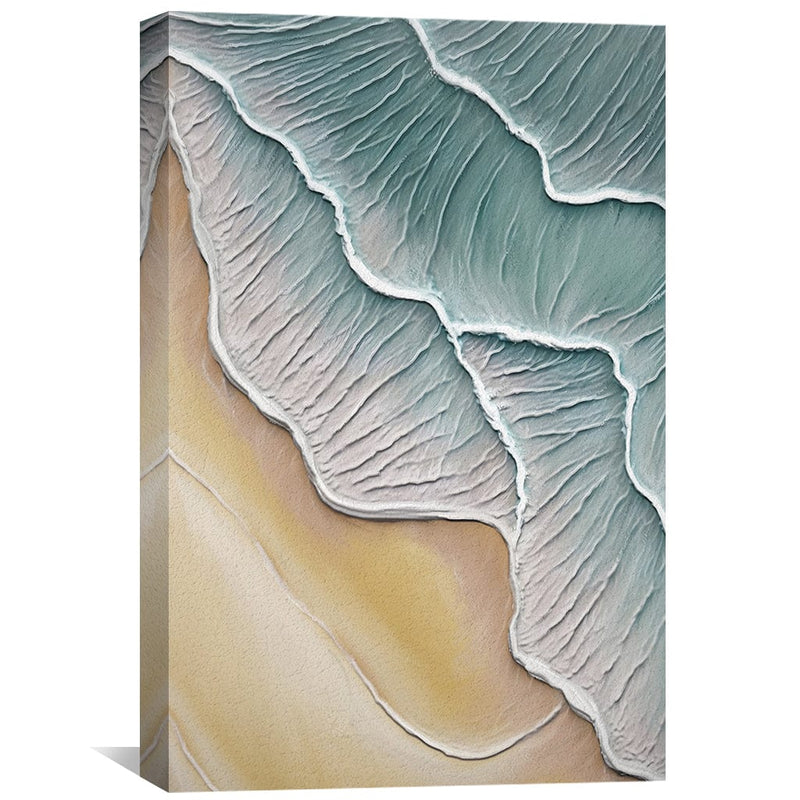 Wavy Shoreline Canvas