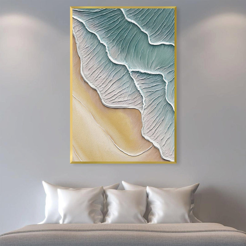 Wavy Shoreline Canvas