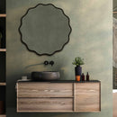 Round Wavy Mirrors - Brass Squiggly Mirror